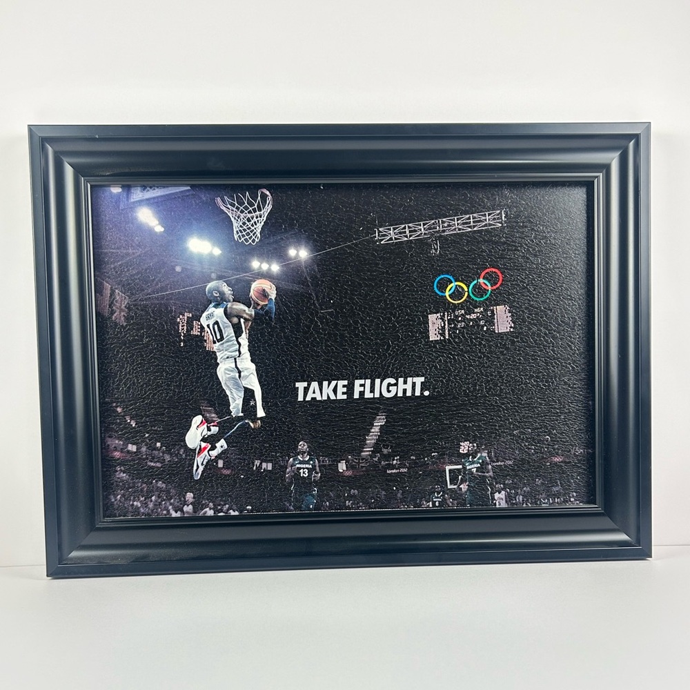 Black Framed Basketball Wall Art